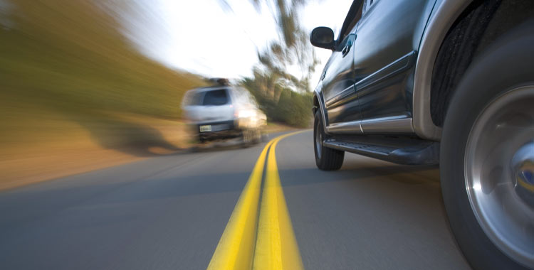 Cars on a road