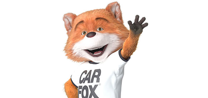 Car Fox waving