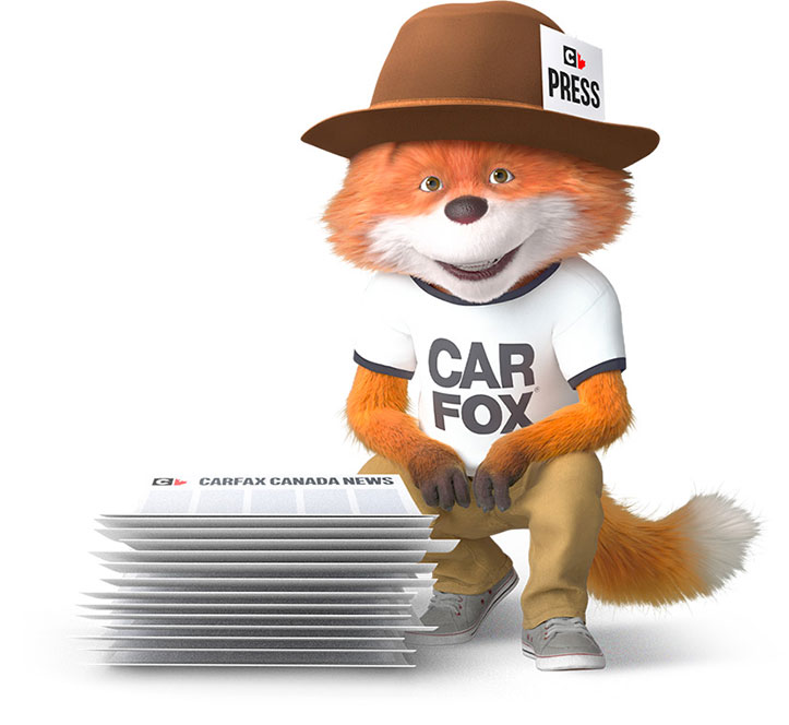 Car Fox with press hat